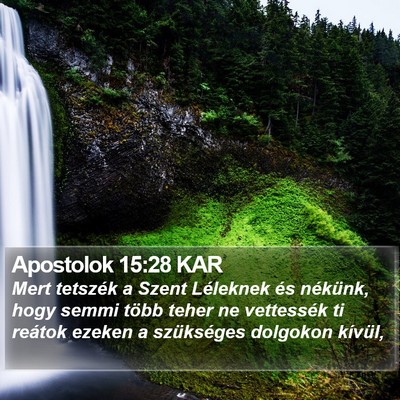 Apostolok 15:28 KAR Bible Verse Image