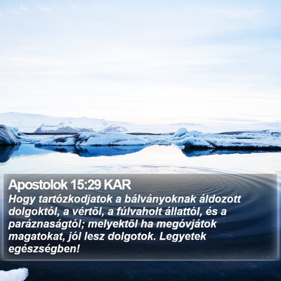 Apostolok 15:29 KAR Bible Verse Image