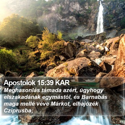 Apostolok 15:39 KAR Bible Verse Image