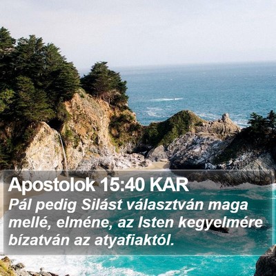 Apostolok 15:40 KAR Bible Verse Image
