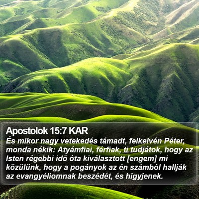 Apostolok 15:7 KAR Bible Verse Image