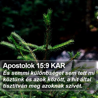 Apostolok 15:9 KAR Bible Verse Image