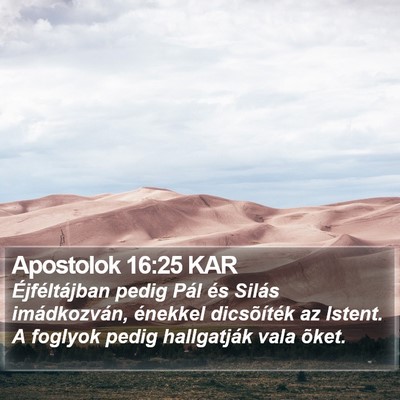 Apostolok 16:25 KAR Bible Verse Image