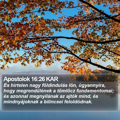 Apostolok 16:26 KAR Bible Verse Image