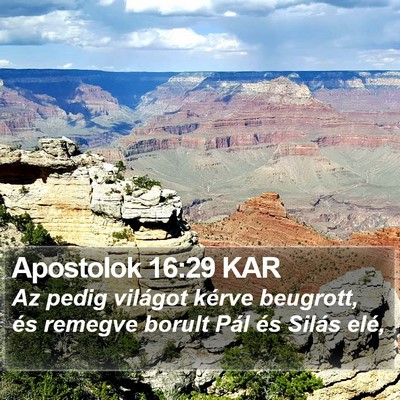 Apostolok 16:29 KAR Bible Verse Image