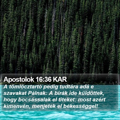 Apostolok 16:36 KAR Bible Verse Image