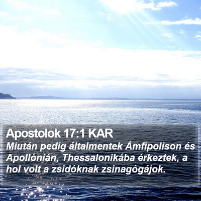 Apostolok 17:1 KAR Bible Verse Image
