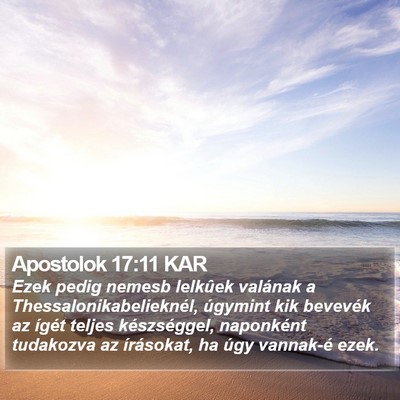 Apostolok 17:11 KAR Bible Verse Image