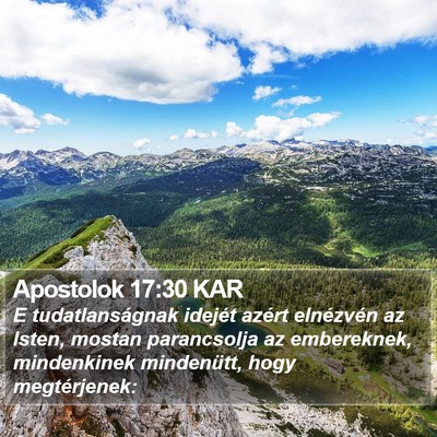 Apostolok 17:30 KAR Bible Verse Image