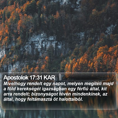 Apostolok 17:31 KAR Bible Verse Image
