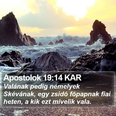 Apostolok 19:14 KAR Bible Verse Image