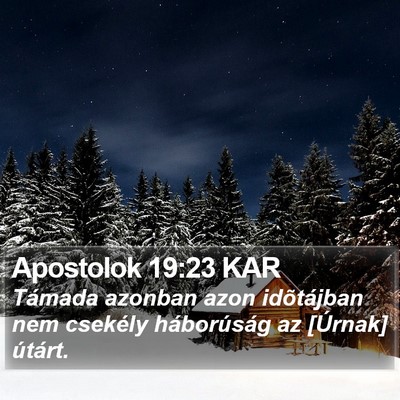 Apostolok 19:23 KAR Bible Verse Image