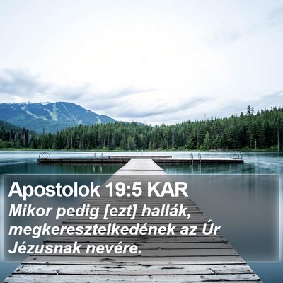 Apostolok 19:5 KAR Bible Verse Image