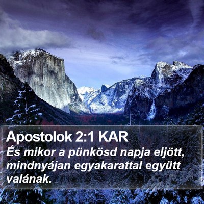 Apostolok 2:1 KAR Bible Verse Image