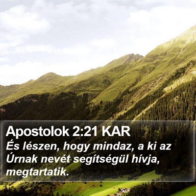 Apostolok 2:21 KAR Bible Verse Image