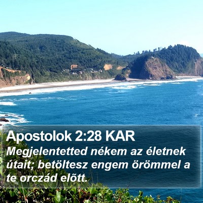 Apostolok 2:28 KAR Bible Verse Image