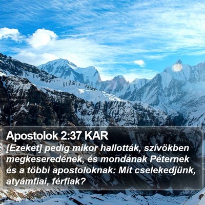 Apostolok 2:37 KAR Bible Verse Image