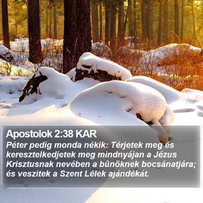 Apostolok 2:38 KAR Bible Verse Image