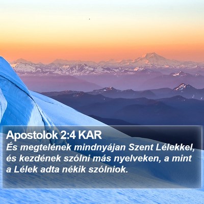 Apostolok 2:4 KAR Bible Verse Image