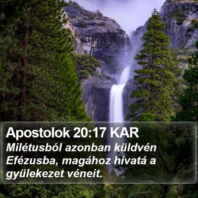 Apostolok 20:17 KAR Bible Verse Image