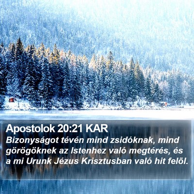Apostolok 20:21 KAR Bible Verse Image