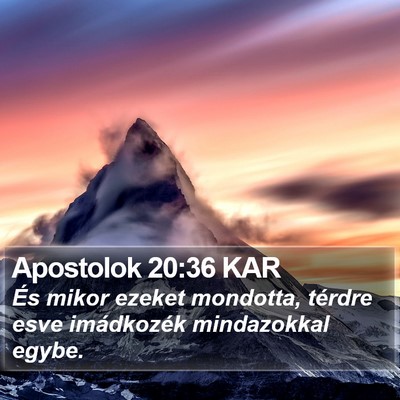 Apostolok 20:36 KAR Bible Verse Image