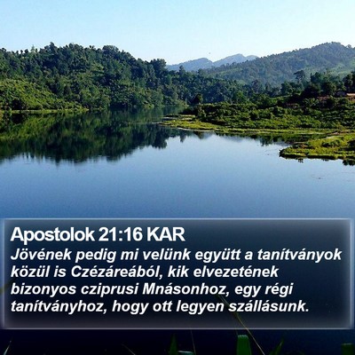 Apostolok 21:16 KAR Bible Verse Image