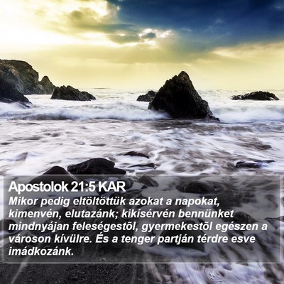 Apostolok 21:5 KAR Bible Verse Image