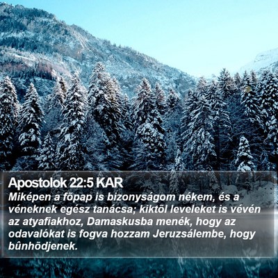 Apostolok 22:5 KAR Bible Verse Image