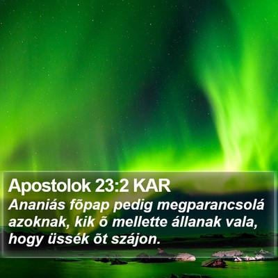 Apostolok 23:2 KAR Bible Verse Image
