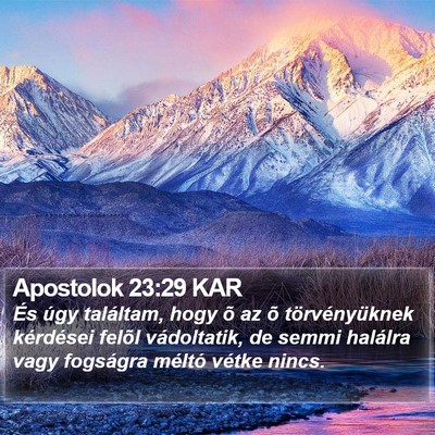 Apostolok 23:29 KAR Bible Verse Image