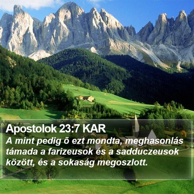 Apostolok 23:7 KAR Bible Verse Image