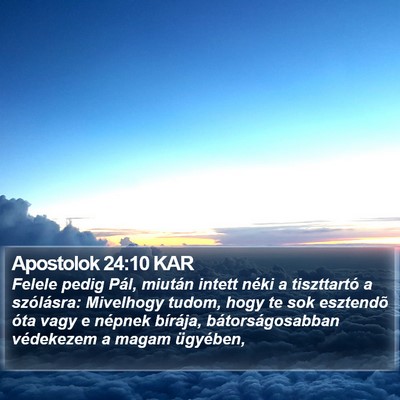 Apostolok 24:10 KAR Bible Verse Image