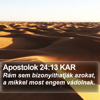 Apostolok 24:13 KAR Bible Verse Image