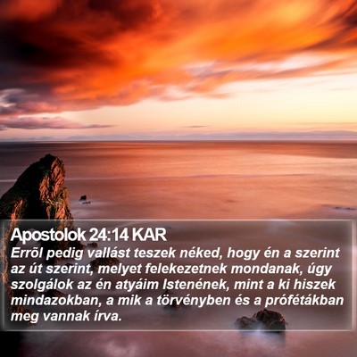 Apostolok 24:14 KAR Bible Verse Image