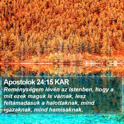 Apostolok 24:15 KAR Bible Verse Image