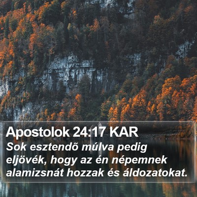 Apostolok 24:17 KAR Bible Verse Image