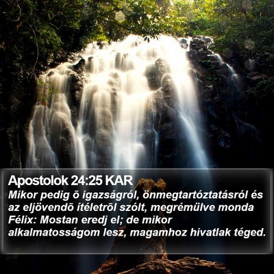 Apostolok 24:25 KAR Bible Verse Image