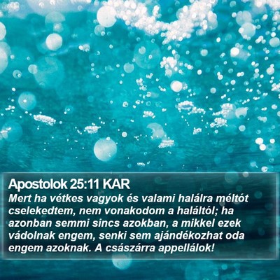 Apostolok 25:11 KAR Bible Verse Image