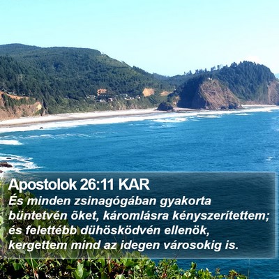 Apostolok 26:11 KAR Bible Verse Image