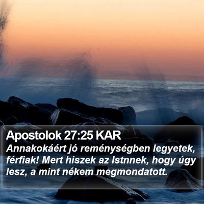 Apostolok 27:25 KAR Bible Verse Image