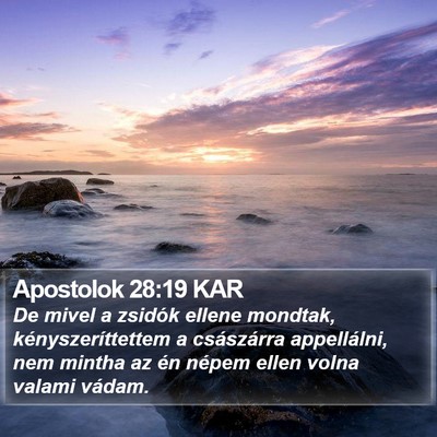 Apostolok 28:19 KAR Bible Verse Image