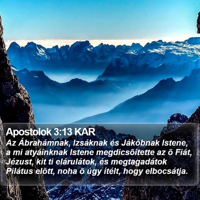Apostolok 3:13 KAR Bible Verse Image