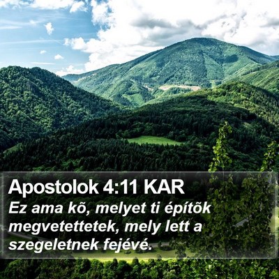 Apostolok 4:11 KAR Bible Verse Image