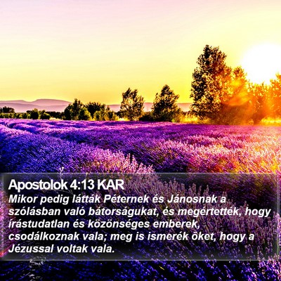 Apostolok 4:13 KAR Bible Verse Image
