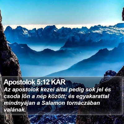 Apostolok 5:12 KAR Bible Verse Image