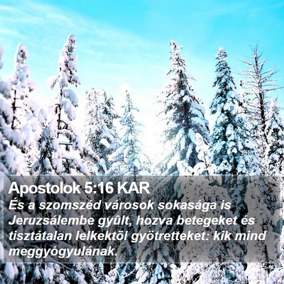Apostolok 5:16 KAR Bible Verse Image