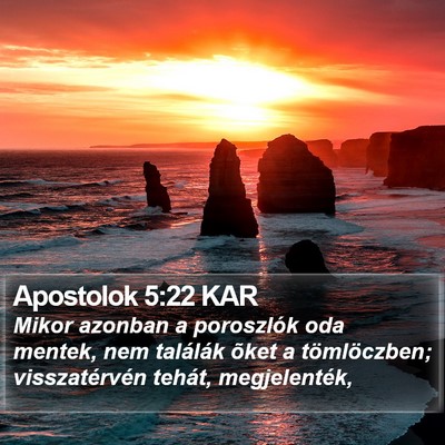 Apostolok 5:22 KAR Bible Verse Image