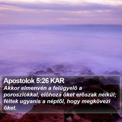Apostolok 5:26 KAR Bible Verse Image