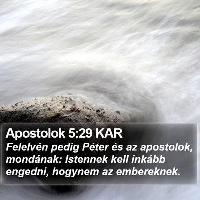 Apostolok 5:29 KAR Bible Verse Image